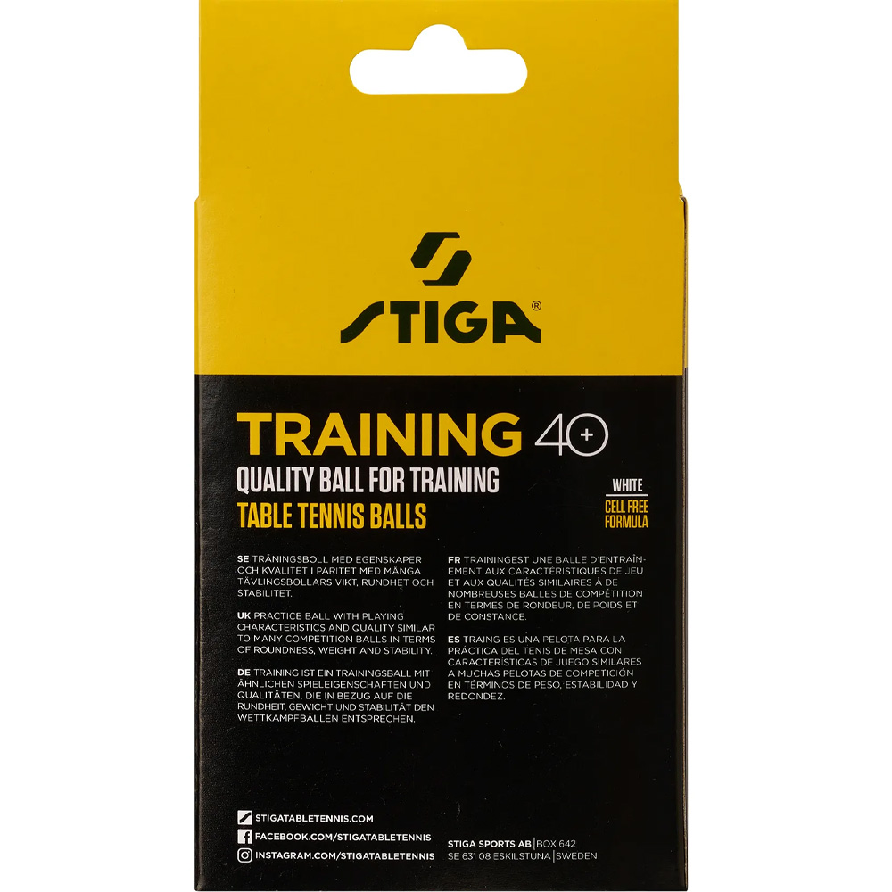 Мячи для настольного тенниса STIGA Training  ABS 12 шт White (1110-2610-12) Тип мяч для настольного тенниса