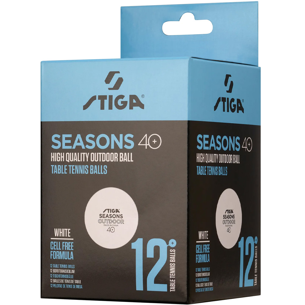 М'ячі для настільного тенісу STIGA Seasons 12 шт White (1110-2810-12) Вид спорту, активності настільний теніс