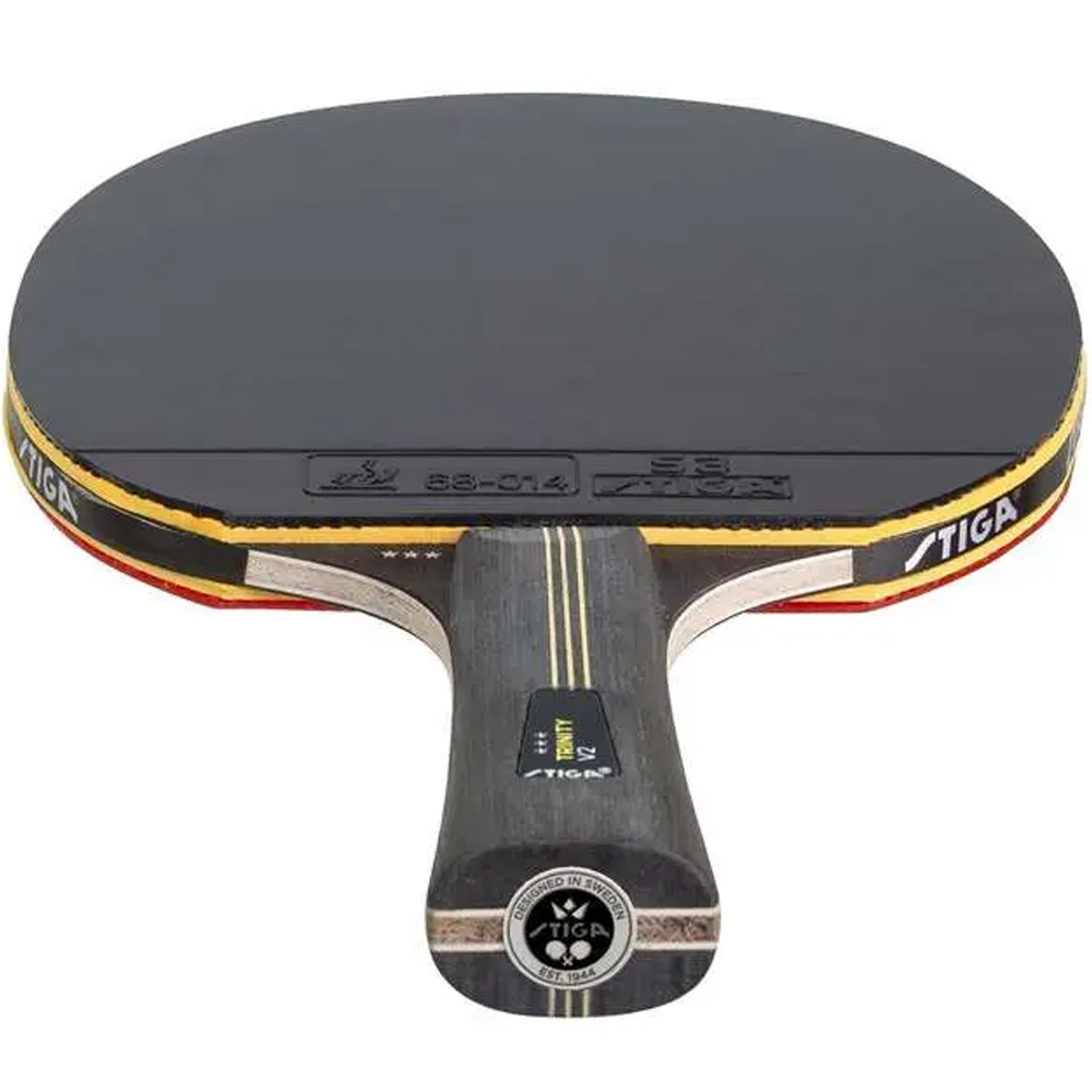 Зовнішній вигляд Ракетка для настільного тенісу STIGA Trinity 3 Star ver.2 FL Black (1213-1208-35)