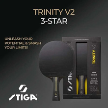 Ракетка для настільного тенісу STIGA Trinity 3 Star ver.2 FL Black (1213-1208-35)