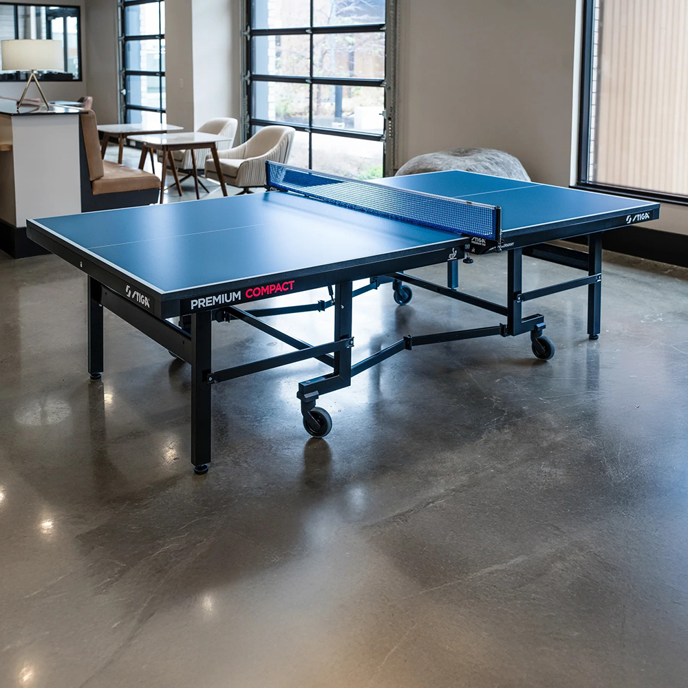 Зовнішній вигляд Стіл тенісний STIGA Stiga Premium Compact ITTF Blue (719705)