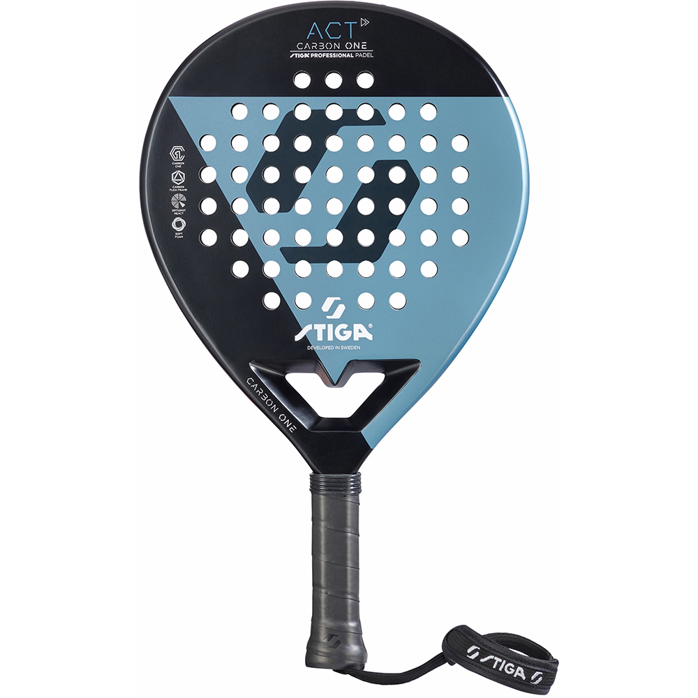 Ракетка для падел-тенниса STIGA Racket ACT Black/Blue (2202-0916-01)