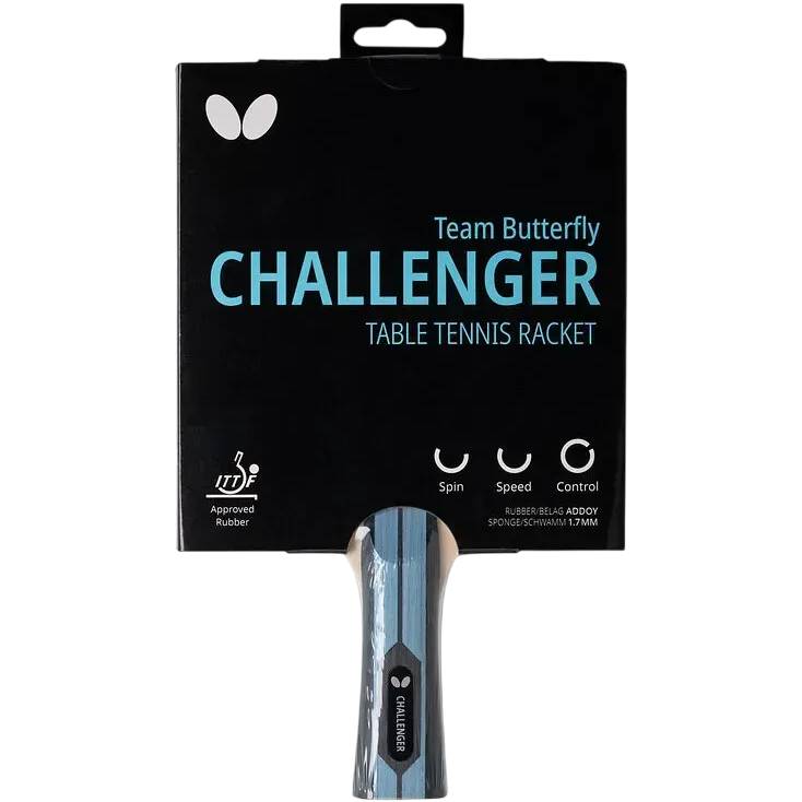 Ракетка для настільного тенісу BUTTERFLY Team Challenger FL (6257000002) Ракетка для настільного тенісу BUTTERFLY Team Challenger FL (6257000002) Матеріал дерево