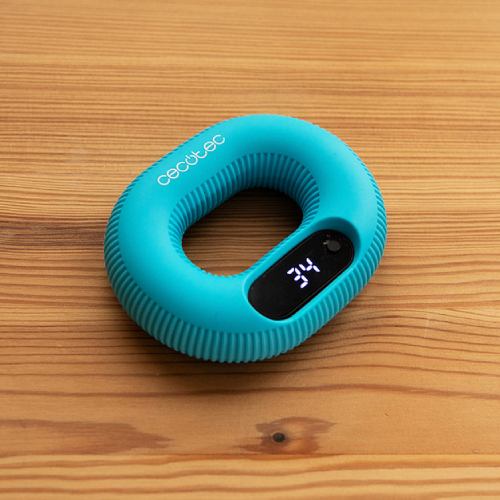 Эспандер Cecotec Drumfit HandFit Smart Blue (CCTC-07238) Дополнительно  LED-дисплей со счетчиком выполненных повторений; блок с дисплеем заряжается отдельно через UCB Type-C