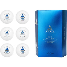М'ячі для настільного тенісу JOOLA Flash 40+ White ITTF 6 шт (40041)