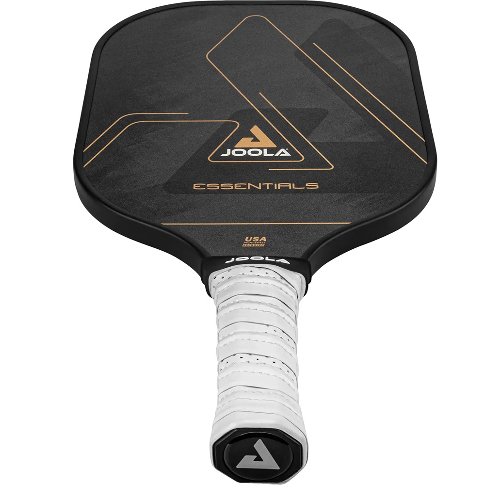 Ракетка для піклболу JOOLA Essentials Black (18527) Додатково Контроль: 84; Потужність: 88; Обертання: 88; Товщина ракетки: 12 мм; Довжина ракетки: 39,5 см; Ширина ракетки: 20 см; Довжина ручки ракетки: 12 см; Обхват ручки: 10 см