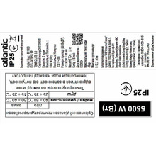 Проточный водонагреватель ATLANTIC Tempo Lite IECI-SW2P55 SP 5.5 kW