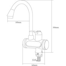 Проточный водонагреватель Aquatica JZ-6B141W (9793103)