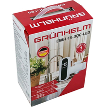 Проточний водонагрівач GRUNHELM EWH-1X-3QC-LED