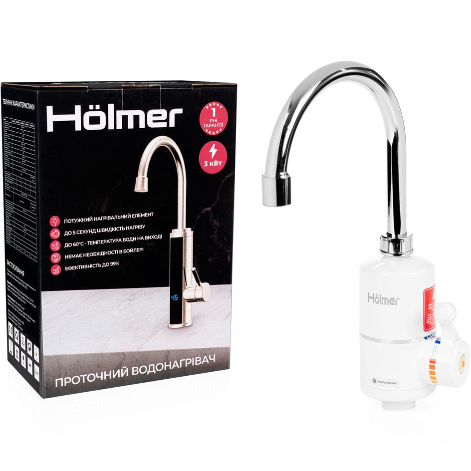 Покупка Проточный водонагреватель HOLMER HHW-303SH