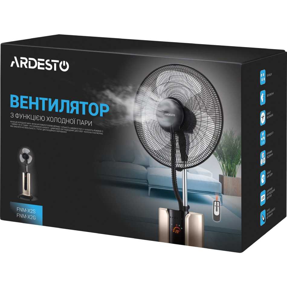 Фото 21 Вентилятор ARDESTO FNM-X2G