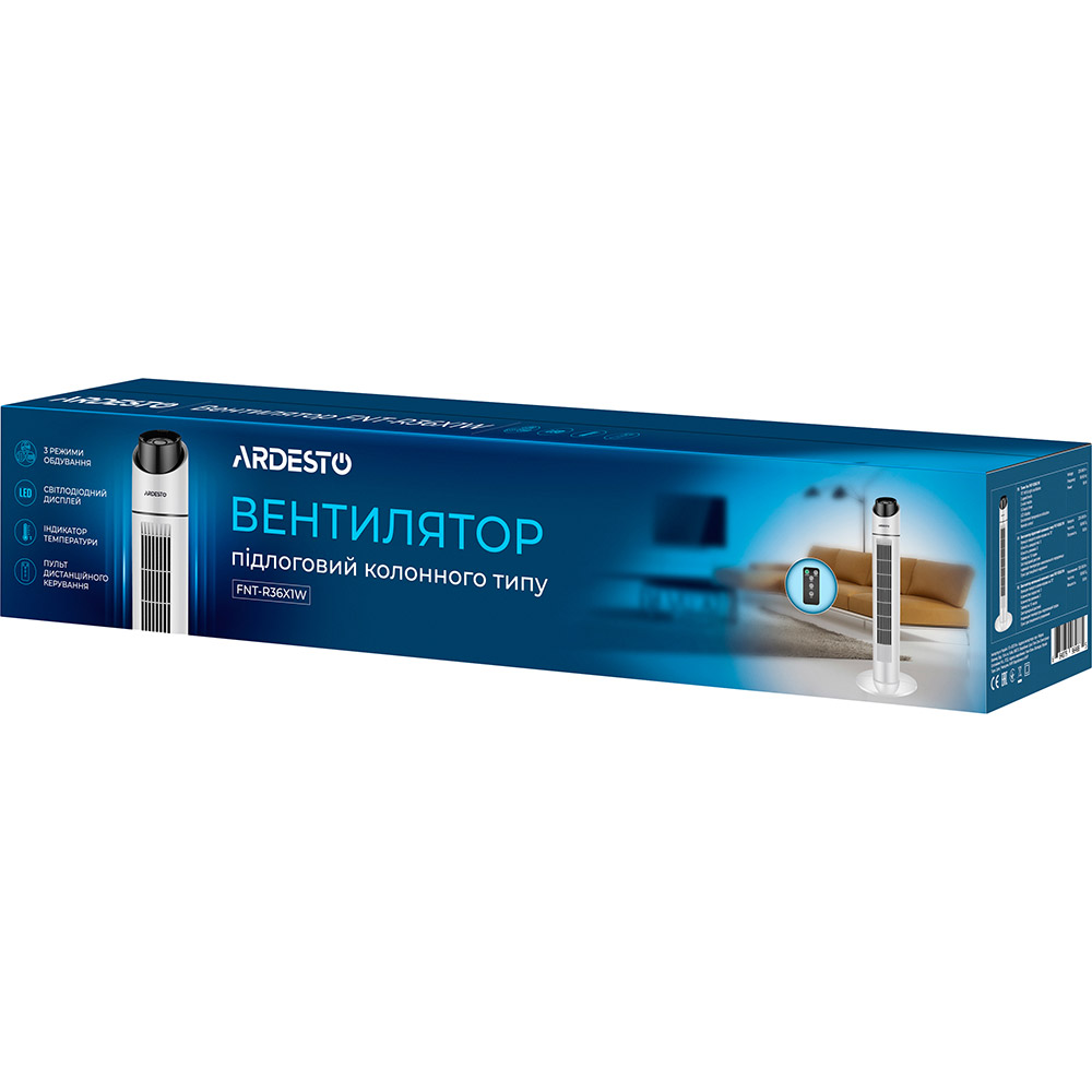 Изображение Вентилятор ARDESTO FNT-R36X1WY22