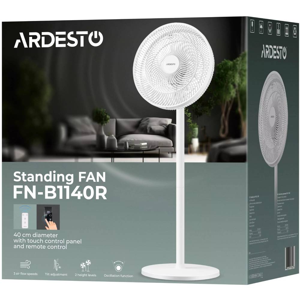 Покупка Вентилятор ARDESTO FN-B1140R White