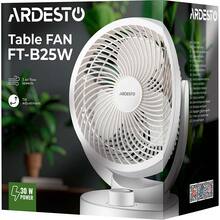 Вентилятор ARDESTO FT-B25W White (767637179522)