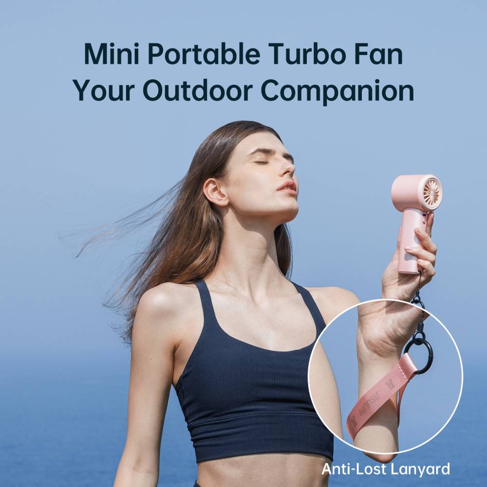 Покупка Вентилятор JISULIFE Handheld Fan Pro1 Pink
