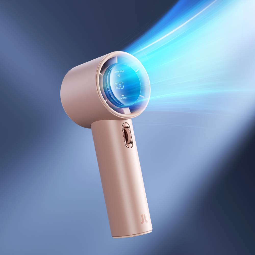 Вентилятор JISULIFE Handheld Fan Pro1 Pink Оснащение дисплей