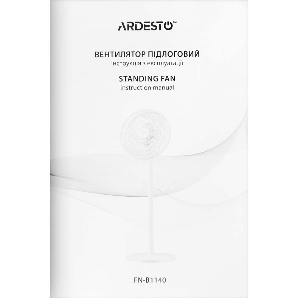 Внешний вид Вентилятор ARDESTO FN-B1140 White (767637179539)