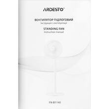Вентилятор ARDESTO FN-B1140 White (767637179539)