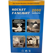 Лампа-вентилятор XOKO LED Socket Fanlight 2000 (XK-SFL-2000)