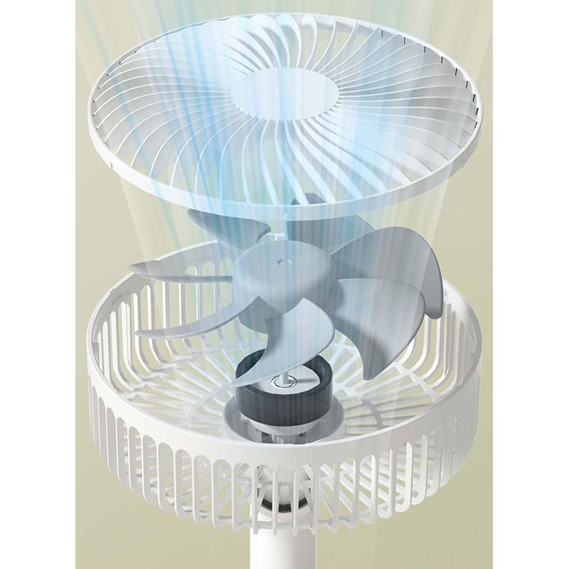 Вентилятор JILE Desktop small fan F29C White Тип настільний
