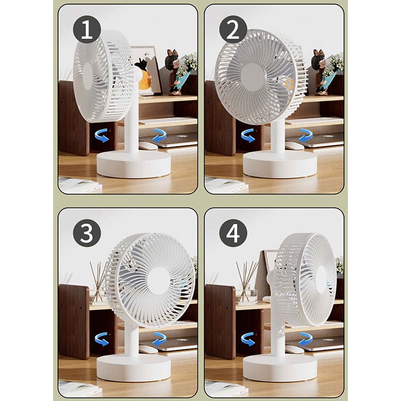 В інтернет магазині Вентилятор JILE Desktop small fan F29C White