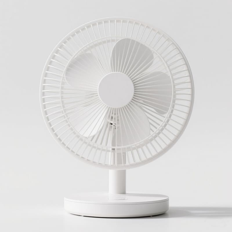 Вентилятор JILE Desktop small fan F29C White Джерело живлення акумуляторна батарея 