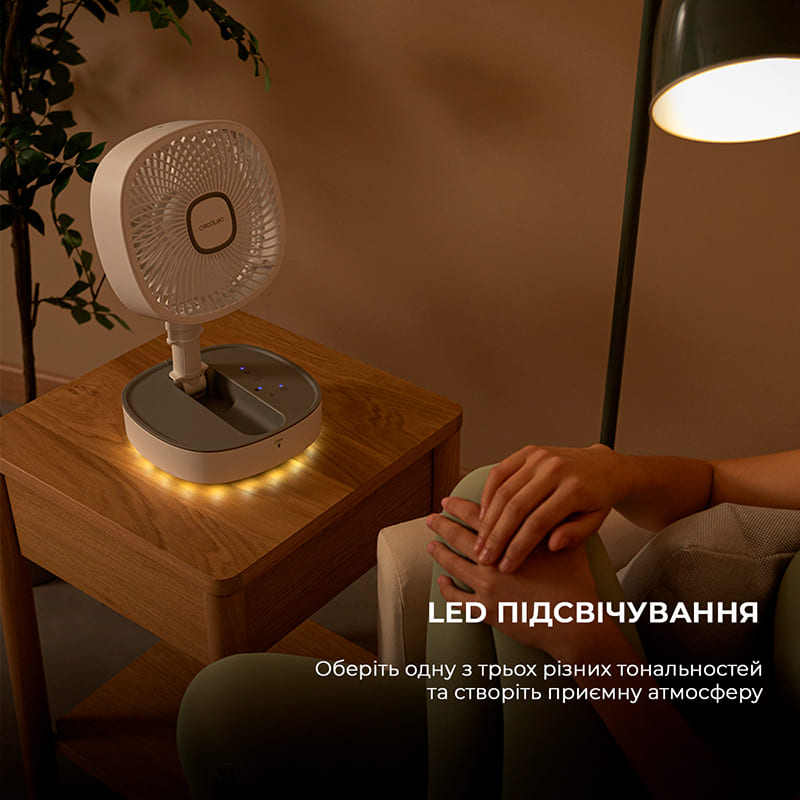 Фото Вентилятор CECOTEC Telescopic fan EnergySilence 1000 FoldAir Portable (CCTC-08361)