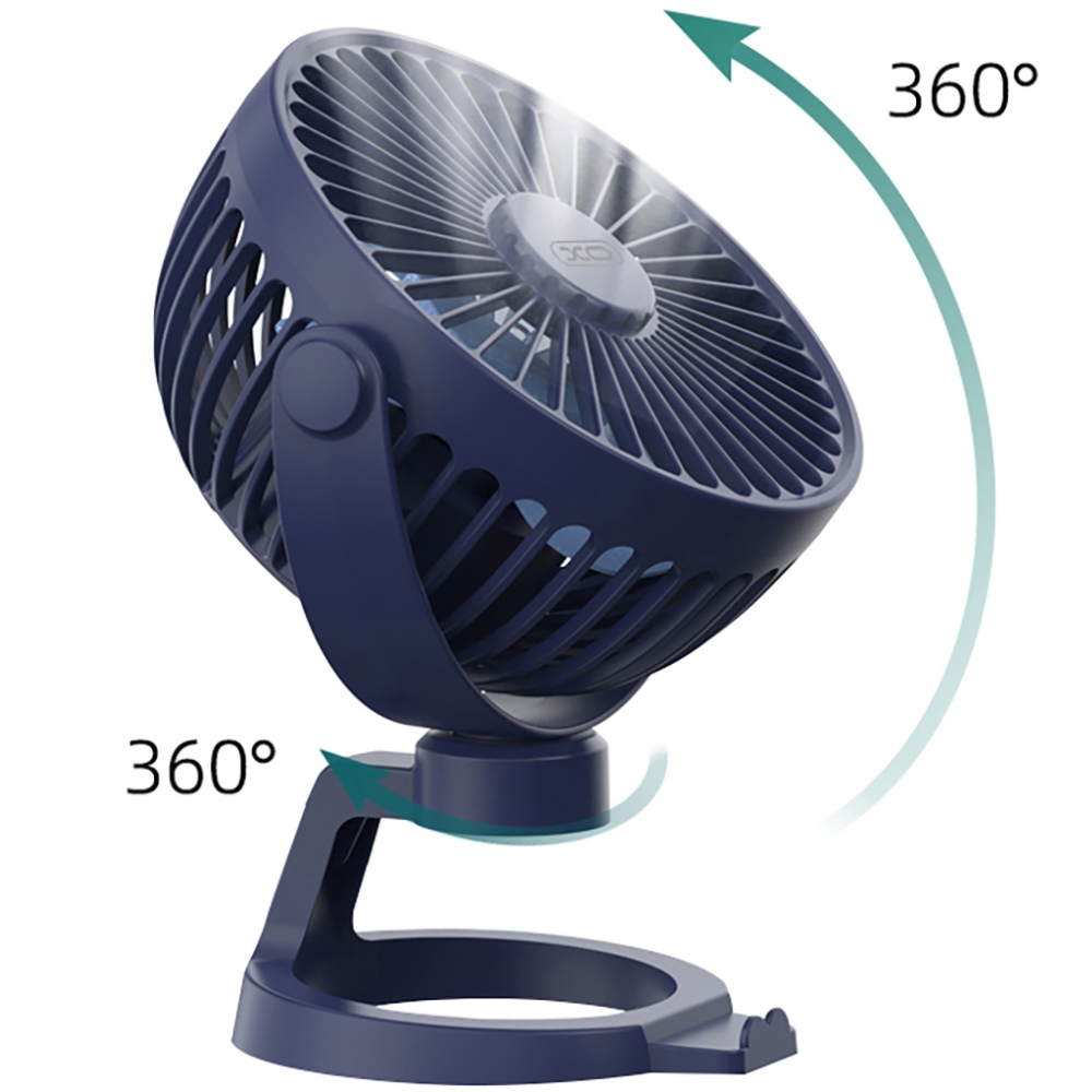 Вентилятор XO MF78 blue Джерело живлення акумуляторна батарея 