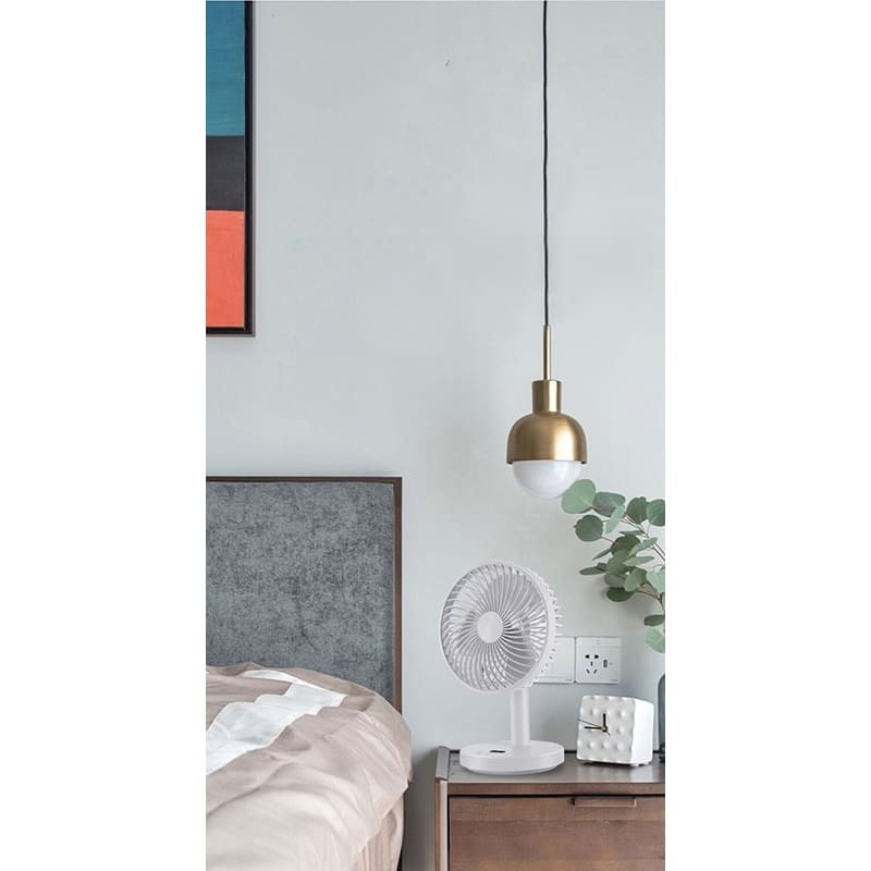 Вентилятор JILE Desktop small fan 01 White Источник питания от USB