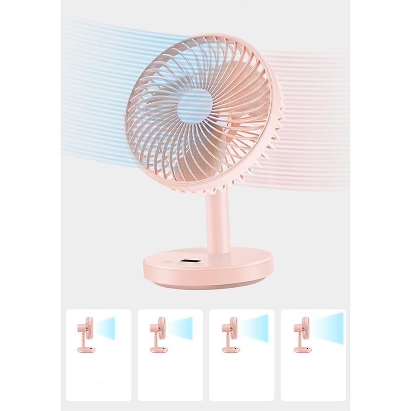 Вентилятор JILE Desktop small fan 01 White Источник питания аккумуляторная батарея 
