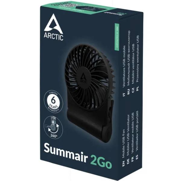 Заказать Вентилятор ARCTIC Summair 2Go Black