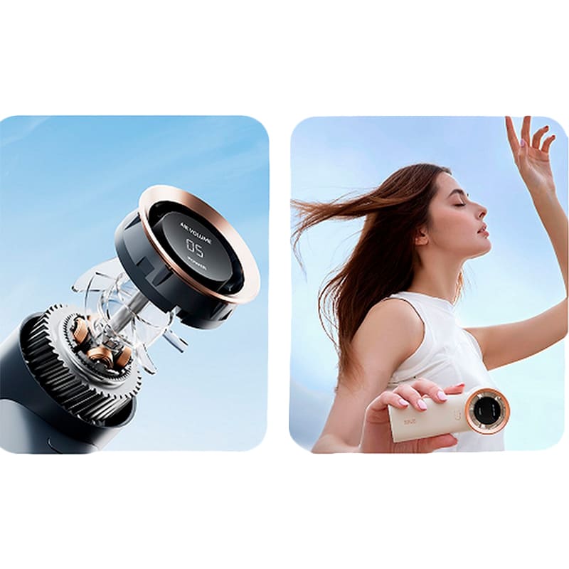 Фото Вентилятор SOTHING Xiaomi Portable Handheld Fan Chime Pro Beige (DSHJ-S-2128)