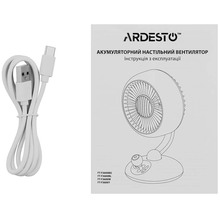 Вентилятор ARDESTO AviaFan FT-F3600W white