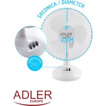 Вентилятор ADLER AD 7302 White