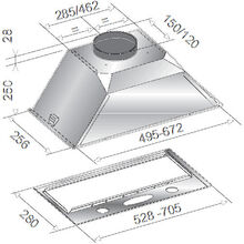 Вытяжка ZIRTAL KB-Z 580