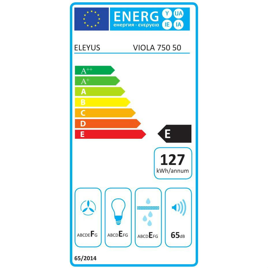 У Фокстрот Витяжка ELEYUS Viola 750 50 BL