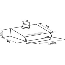 Вытяжка ELEYUS Line I 60 WH