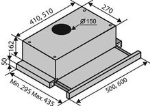 Вытяжка VENTOLUX GARDA 60 WH (700) LED