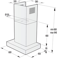 Витяжка GORENJE WHT68INB (OK-004/I)