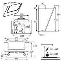 Витяжка ELECTROLUX EFV80465OW