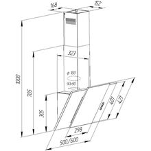 Вытяжка PYRAMIDA KZ 60 WH