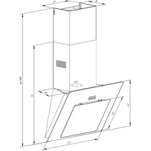 Вытяжка PYRAMIDA NR 60 M BL IX