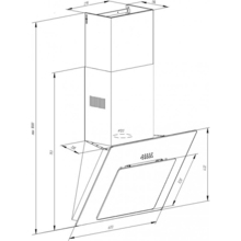 Вытяжка PYRAMIDA NR 60 M BLACK