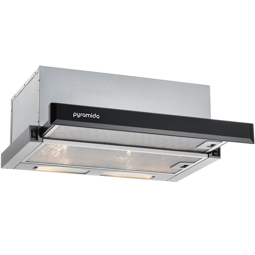 Витяжка PYRAMIDA TL 60 FG IX BL Максимальна продуктивність 700