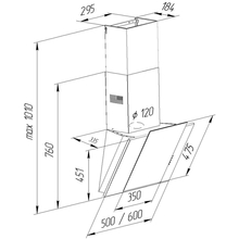 Вытяжка PYRAMIDA NR-MV 50 M BL