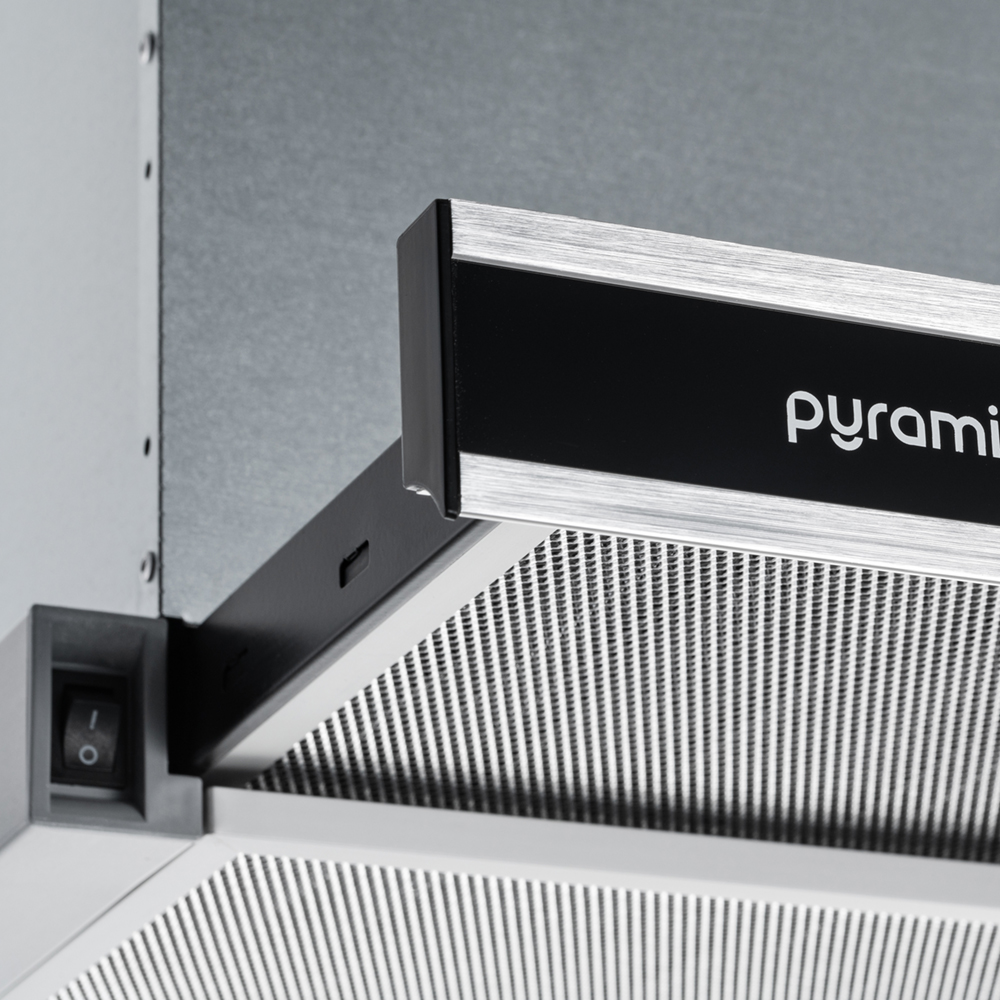 Вытяжка PYRAMIDA TL 60 (1100) G IX BL Режим работы циркуляция
