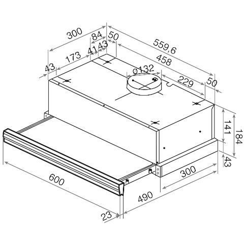 Вытяжка TEKA CNL3 2002 Черная Максимальный уровень шума 65