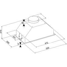 Витяжка ELEYUS Modul 1200 LED SMD 52 IS