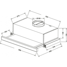 Витяжка ELEYUS Storm G 700 LED SMD 60 WH Витяжка ELEYUS Storm G 700 LED SMD 60 WH