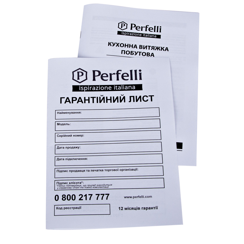 Внешний вид Вытяжка PERFELLI BI 6512 A 1000 IV LED